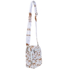 Seamless Deer Pattern Design Shoulder Strap Belt Bag