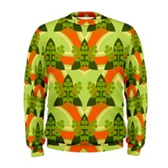 Texture Plant Herbs Herb Green Men s Sweatshirt