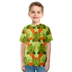 Texture Plant Herbs Herb Green Kids  Sport Mesh T-Shirt