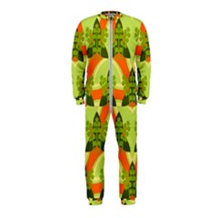 Texture Plant Herbs Herb Green OnePiece Jumpsuit (Kids)