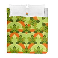 Texture Plant Herbs Herb Green Duvet Cover Double Side (Full/ Double Size)