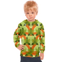 Texture Plant Herbs Herb Green Kids  Hooded Pullover by Hannah976