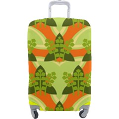 Texture Plant Herbs Herb Green Luggage Cover (Large)