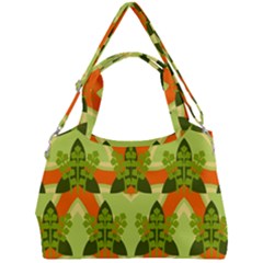 Texture Plant Herbs Herb Green Double Compartment Shoulder Bag