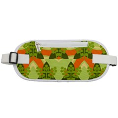 Texture Plant Herbs Herb Green Rounded Waist Pouch
