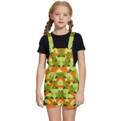 Texture Plant Herbs Herb Green Kids  Short Overalls by Hannah976