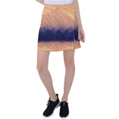 Landscape Nature Mountains Sky Tennis Skirt by Hannah976