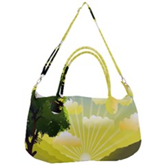 Wallpaper Background Landscape Removable Strap Handbag by Hannah976