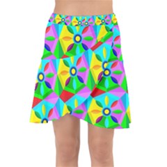 Star Texture Template Design Wrap Front Skirt