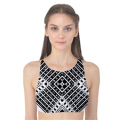 Pattern Tile Repeating Geometric Tank Bikini Top by Hannah976