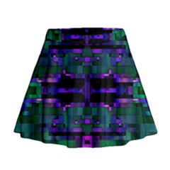 Abstract Pattern Desktop Wallpaper Mini Flare Skirt by Hannah976