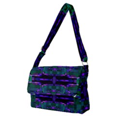 Abstract Pattern Desktop Wallpaper Full Print Messenger Bag (m) by Hannah976