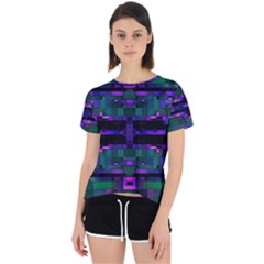 Abstract Pattern Desktop Wallpaper Open Back Sport T-shirt