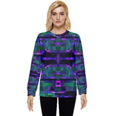 Abstract Pattern Desktop Wallpaper Hidden Pocket Sweatshirt by Hannah976