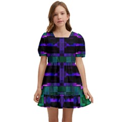 Abstract Pattern Desktop Wallpaper Kids  Short Sleeve Dolly Dress by Hannah976