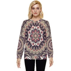 Seamless Pattern Floral Flower Hidden Pocket Sweatshirt by Hannah976