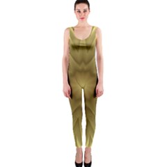 Background Pattern Golden Yellow One Piece Catsuit