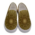 Background Pattern Golden Yellow Women s Canvas Slip Ons View1
