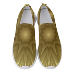 Background Pattern Golden Yellow Women s Slip On Sneakers by Hannah976