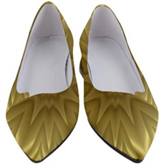 Background Pattern Golden Yellow Women s Block Heels 