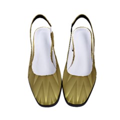 Background Pattern Golden Yellow Women s Classic Slingback Heels by Hannah976