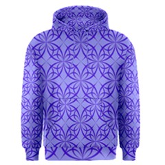 Decor Pattern Blue Curved Line Men s Core Hoodie by Hannah976