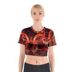 Colorful Prismatic Chromatic Cotton Crop Top