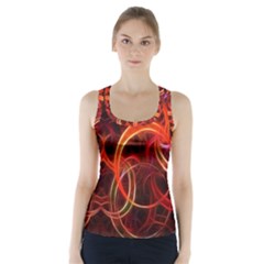 Colorful Prismatic Chromatic Racer Back Sports Top