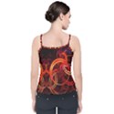 Abstract Seamless Pattern Velvet Spaghetti Strap Top View2