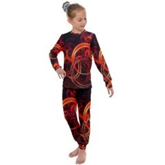 Colorful Prismatic Chromatic Kids  Long Sleeve Set 