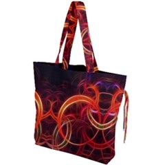 Colorful Prismatic Chromatic Drawstring Tote Bag by Hannah976