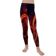 Colorful Prismatic Chromatic Kids  Lightweight Velour Leggings