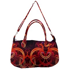 Background Fractal Abstract Removable Strap Handbag by Hannah976