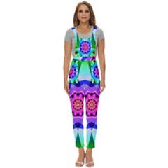 Ornament Kaleidoscope Women s Pinafore Overalls Jumpsuit