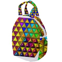 Cube Diced Tile Background Image Travel Backpack by Hannah976