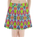 Farbenpracht Kaleidoscope Pattern Pleated Mini Skirt View1