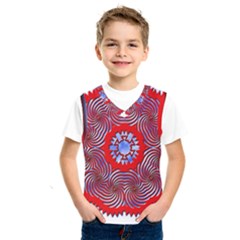 Tile Pattern Background Image Kids  Basketball Tank Top by Hannah976