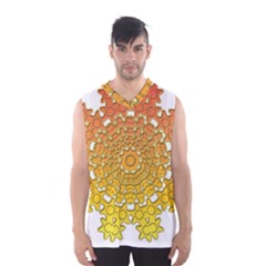 Mandala Background Image Ornament Men s Basketball Tank Top