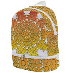 Mandala Background Image Ornament Zip Bottom Backpack