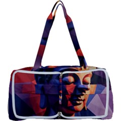 Let That Shit Go Buddha Low Poly (6) Multi Function Bag by 1xmerch