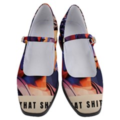 Let That Shit Go Buddha Low Poly (6) Women s Mary Jane Shoes by 1xmerch