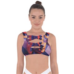 Let That Shit Go Buddha Low Poly (6) Bandaged Up Bikini Top