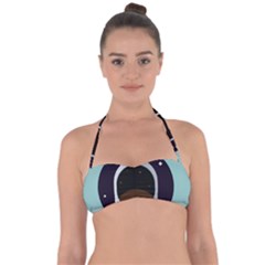 Astronaut Space Astronomy Universe Tie Back Bikini Top