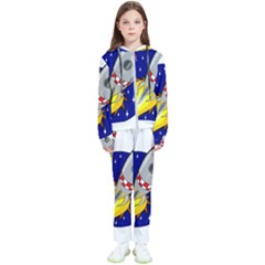 Rocket Ship Launch Vehicle Moon Kids  Tracksuit by Sarkoni