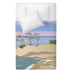 Vacation Island Sunset Sunrise Duvet Cover Double Side (single Size)