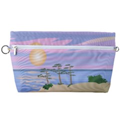 Vacation Island Sunset Sunrise Handbag Organizer by Sarkoni