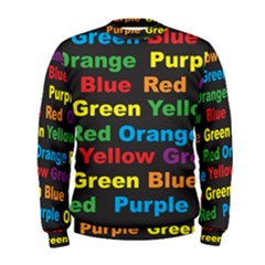 Red Yellow Blue Green Purple Men s Sweatshirt