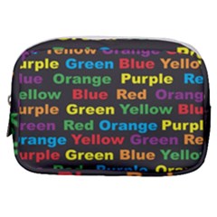 Red Yellow Blue Green Purple Make Up Pouch (small) by Sarkoni