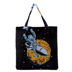 Astronaut Planet Space Science Grocery Tote Bag