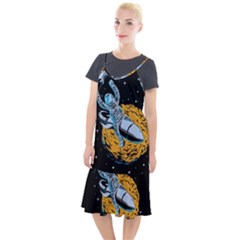 Astronaut Planet Space Science Camis Fishtail Dress by Sarkoni